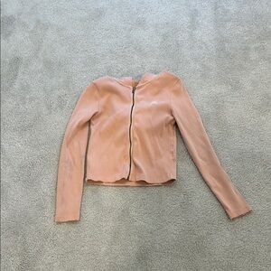 Tommy Hilfiger Pink Sports with Fitted Sleeves and Cropped Style